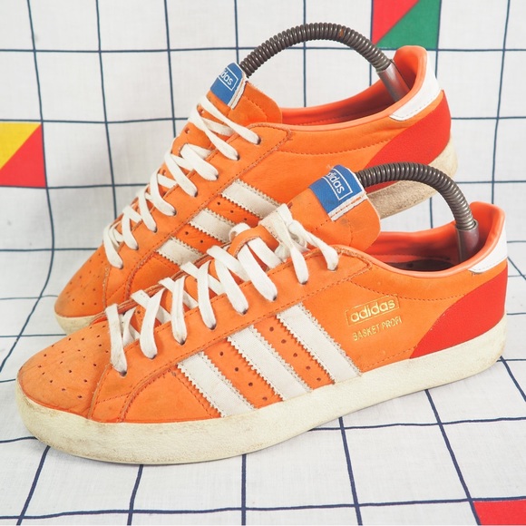 adidas Originals Other - Adidas Basket Profi Orange Low Lo Trainers Men's Size UK 7 EU 40.5 US 7.5 Q23022